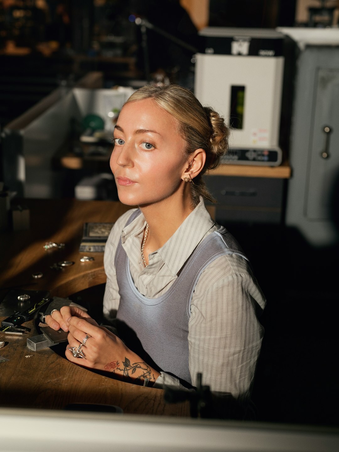 Portrait of a Finnish woman streaming production coordinator
